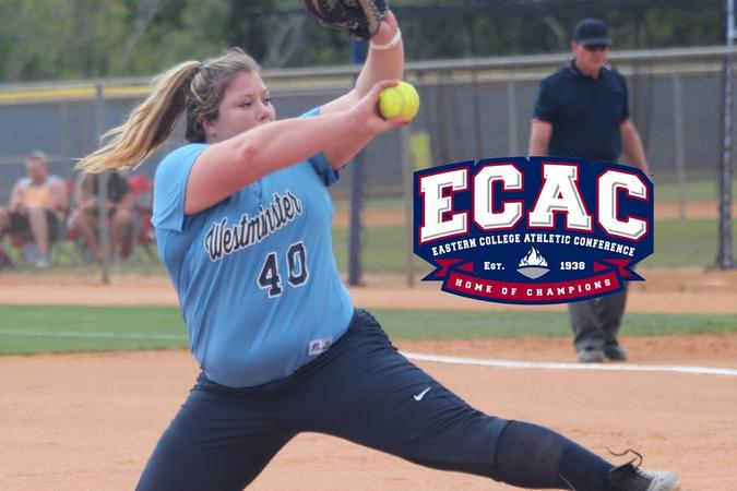 Emily Rohrer Softball: Rohrer Earns ECAC Weekly Honor - Westminster College Athletics