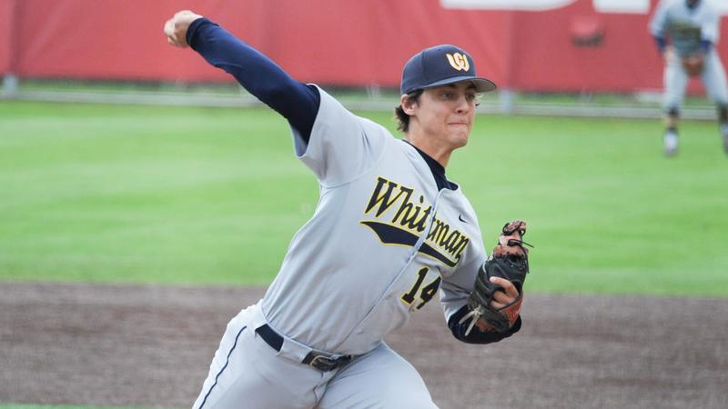 Jonathan Grothe Blues Close NWC Round Robin With Sunday Split - Whitman College Athletics
