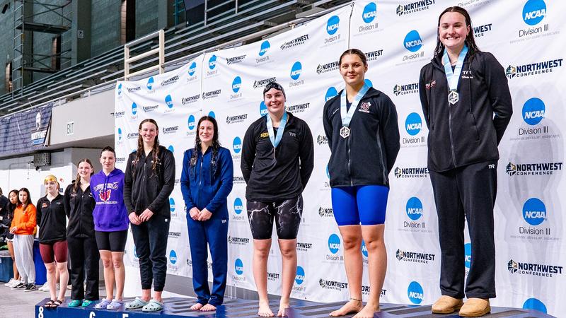 Nwal Pirate teams take lead at NWC Swim Champs on Friday - Whitworth University