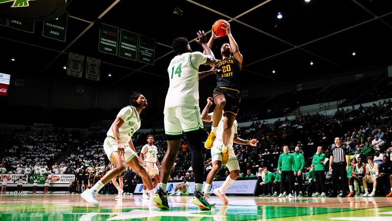 Xavier Bell Shockers Come Up Just Short at North Texas, 68-66 - Wichita State Athletics