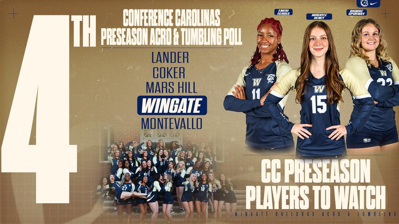Wingates Ac ‘Dogs picked fourth in preseason Conference Carolinas poll; three named ...