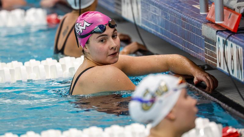 Ruby Martin Swimming Wins 12 Events, Splits Tri-Meet at Navy - William & Mary Athletics