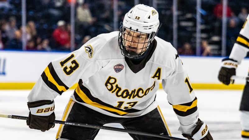Colin Ruck Broncos Battle Denver for Trip to Frozen Four - Western Michigan ...