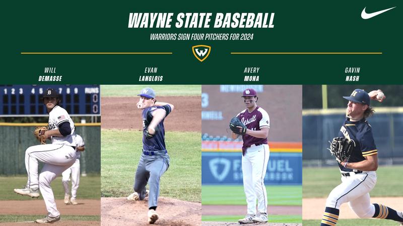 Sus Pitcher Baseball Signs Four Pitchers for 2024 Season - Wayne State University ...
