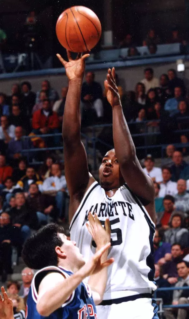 Marquette University men’s basketball player Damon Key, 1993-1994.