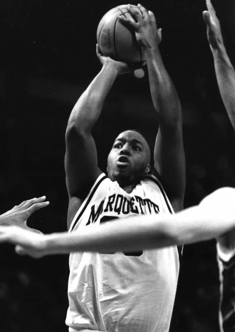 Marquette University men’s basketball player Damon Key, 1993-1994.