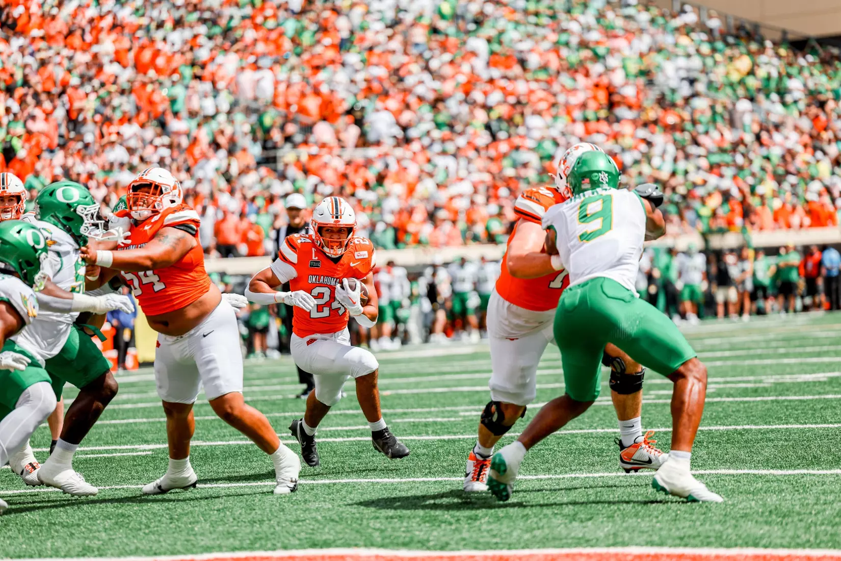 Image Taken at [event name], [day], [month date], [year], [venue], [city]. Brayden Hartmann/OSU Athletics