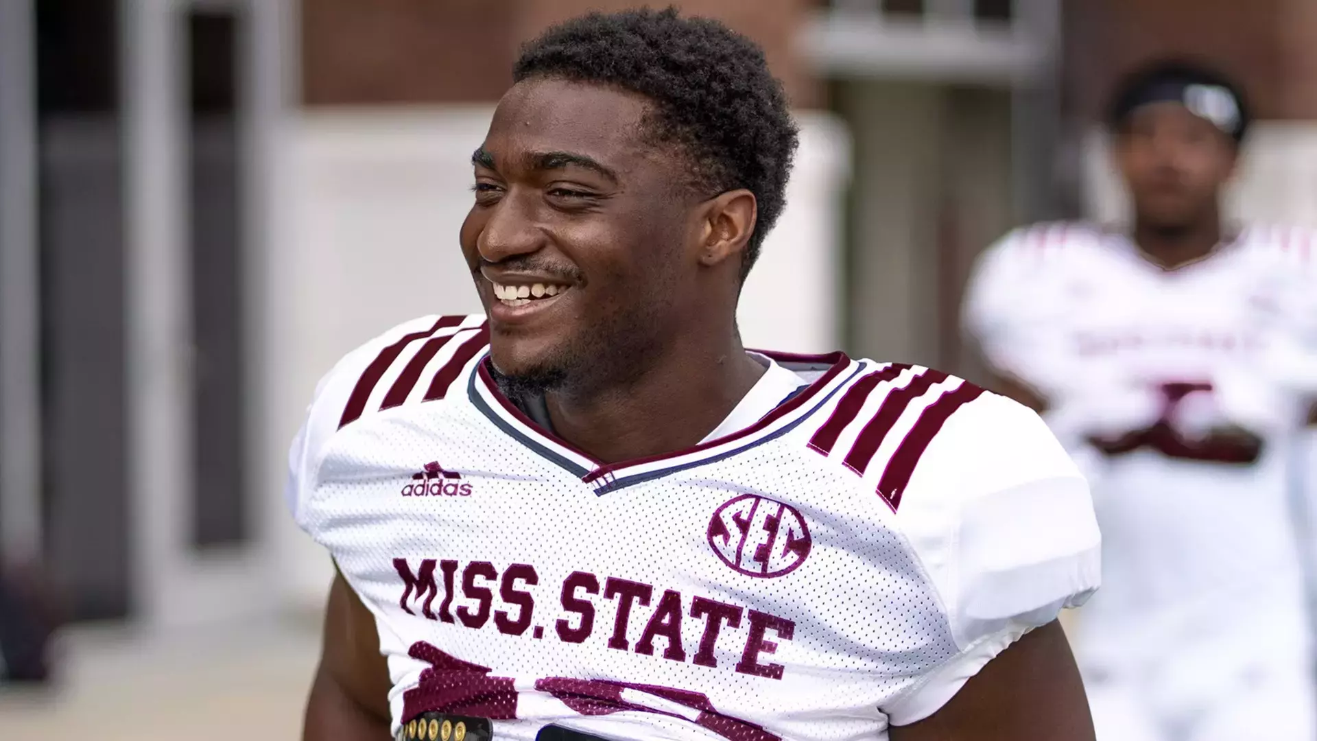 STARKVILLE, MS - April 03, 2025 - Mississippi State Linebacker Jalen Smith (#10) during spring practice at the Leo Seal Jr. Football Complex at Mississippi State University in Starkville, MS. Photo By Andy Crown