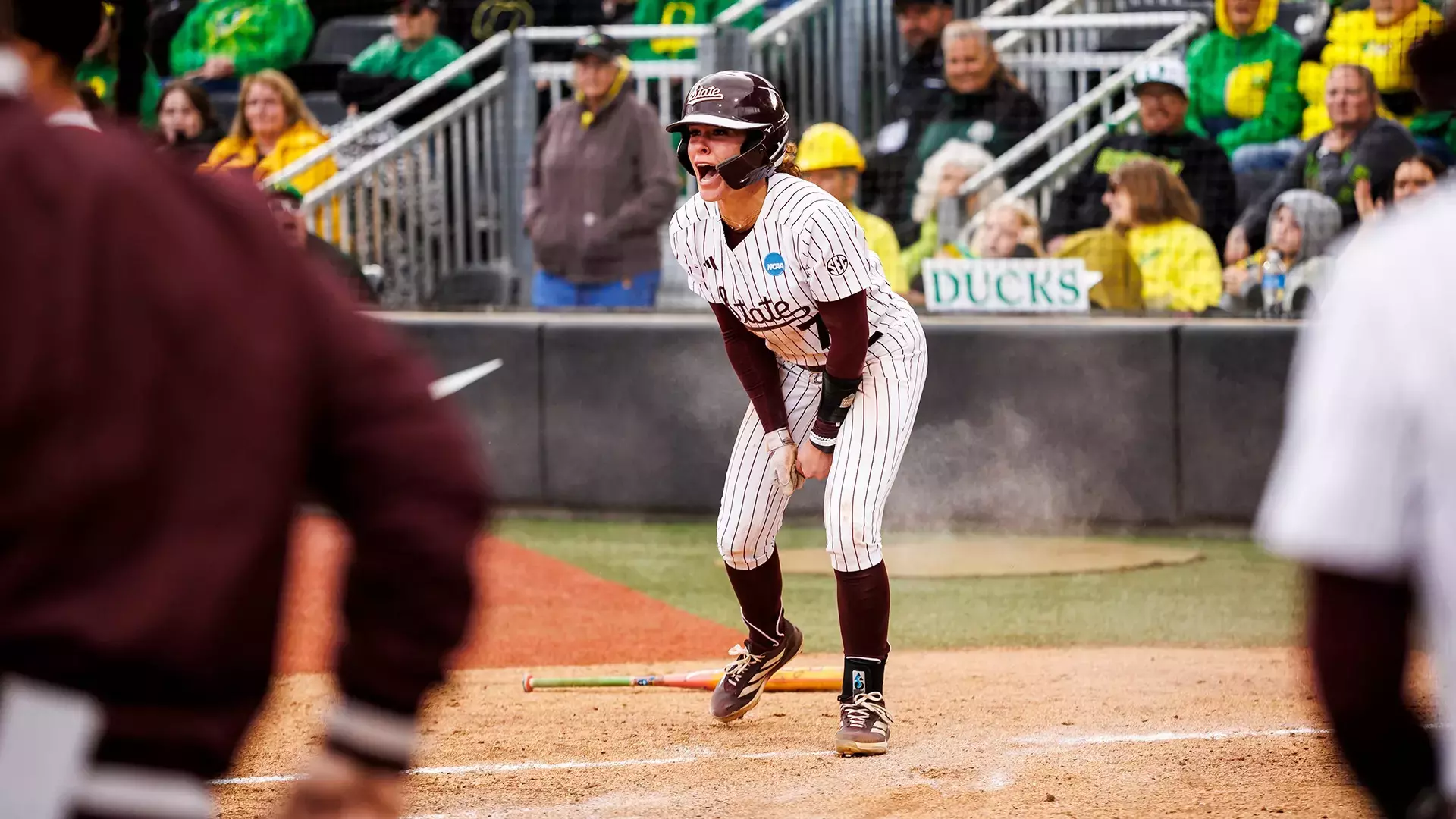 EUGENE, OR - May 15, 2026 - Gabby Schaeffer during batting practice at Lydo’s Lab in Eugene, OR. Photo By Hallie Walker