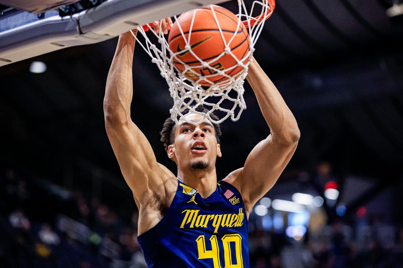 MUBB at Butler - Image 27: Marquette Men's Basketball defeats Butler 72-56  on Tuesday February 28, 2023 to win the outright Big East title. - Marquette  University