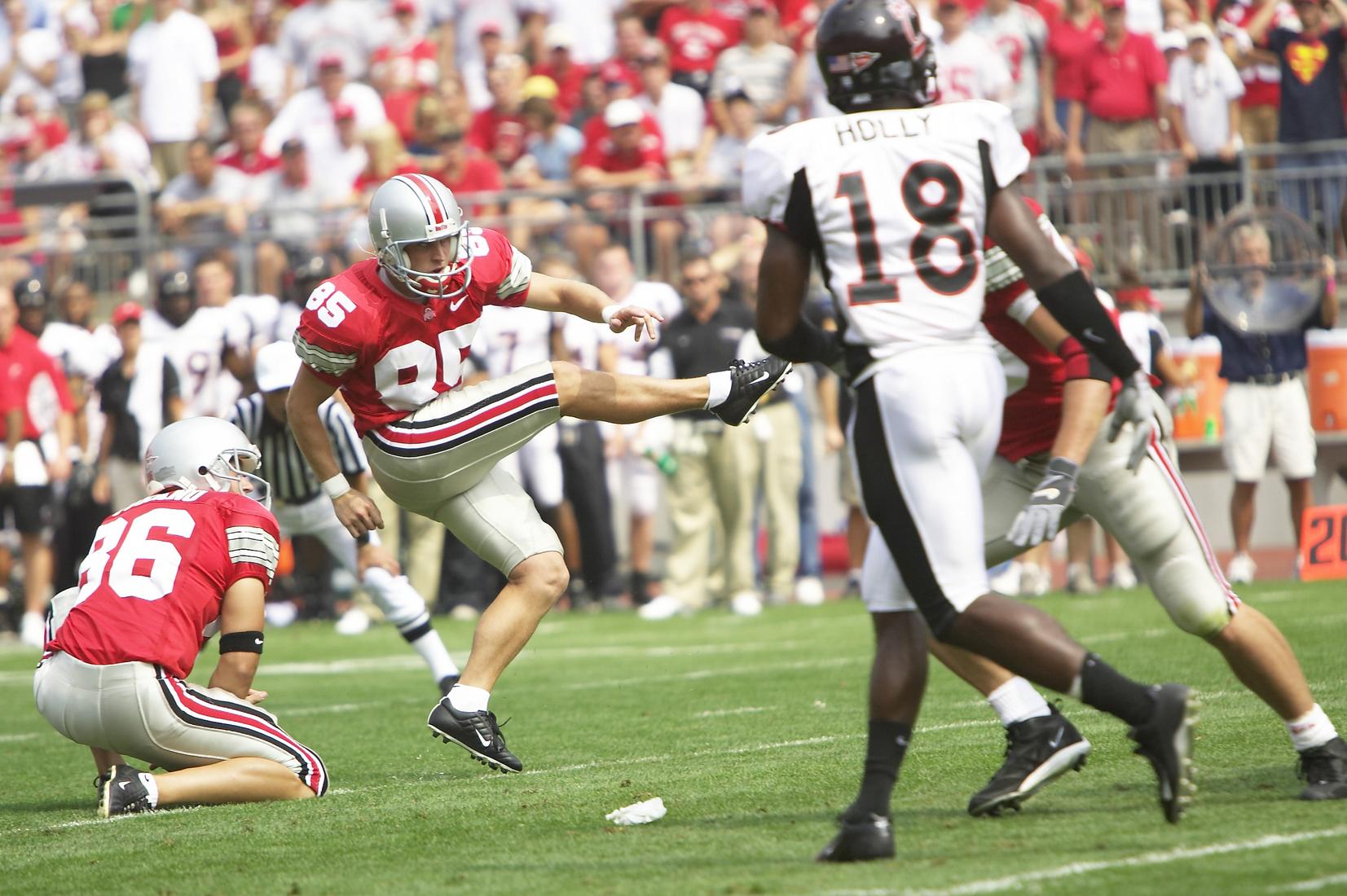 OHIO STATE BUCKEYES GAME NEW SIGNED BY MIKE NUGENT FOOTBALL JERSEY