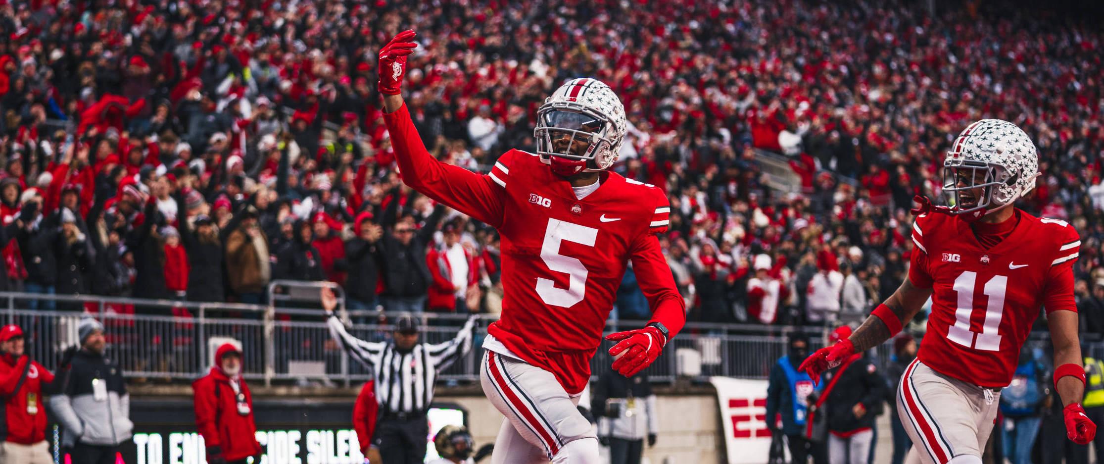 Why does Ohio State football's Garrett Wilson have one reception in two  games? 