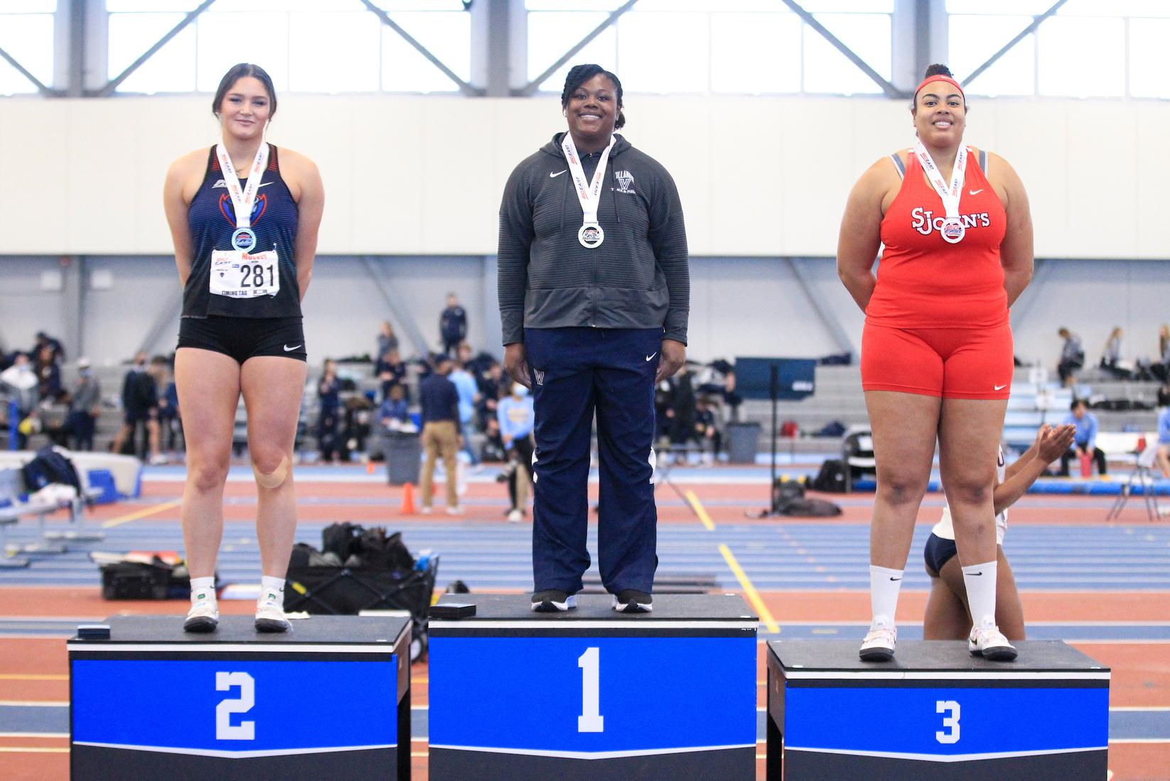 Leah Anderson Named Most Outstanding Performer at BIG EAST Indoor