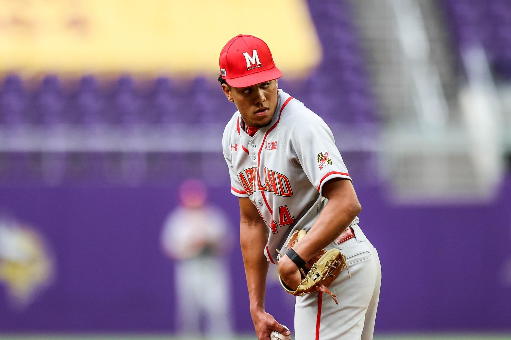 Maryland Baseball on X: End 8  Big Dave comes in and does his thing!!!  Ninth inning loading LETS GO TERPS!!! Terps 10, Patriots 10   / X