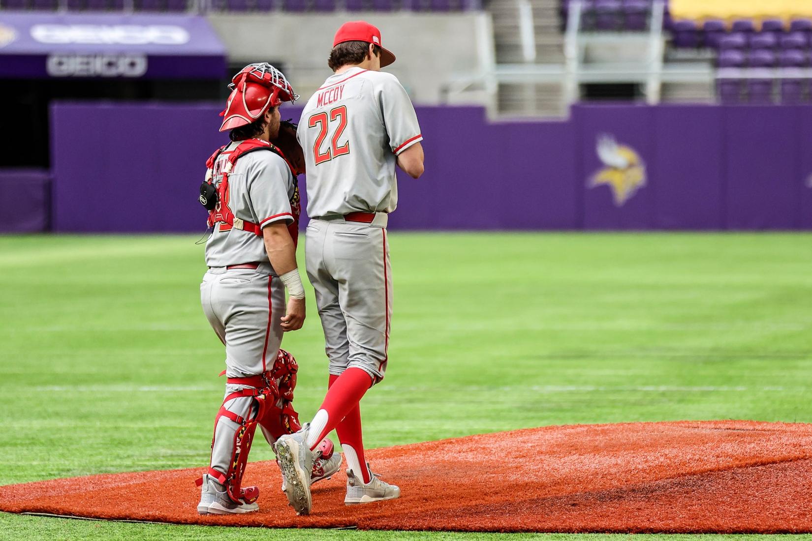 Maryland Baseball on X: End 8  Big Dave comes in and does his thing!!!  Ninth inning loading LETS GO TERPS!!! Terps 10, Patriots 10   / X