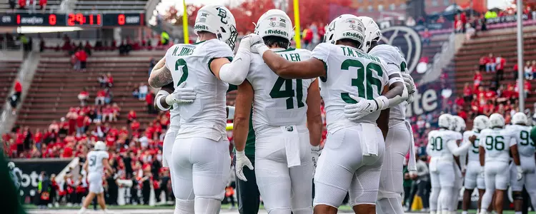Team pregame in 2023 at Cincinnati 