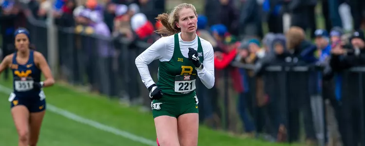 Hayden Gold running at Big 12 XC Championships