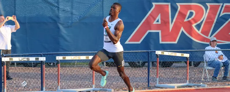 Nathaniel Ezekiel winning 400 at Desert Heat Classic