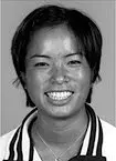 Cynthia Tow claims victory in her singles match verses her Miami opponent.