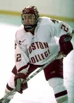 Ben Eaves scored two goals as the Eagles defeated Northeastern, 3-1, on Sunday afternoon.