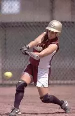 Jen Asbury went 2-for-3 with one RBI as softball defeated Cornell, 5-1.