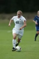 Sophomore Jenny Maurer notched a goal vs. BU in 2003