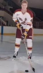 Two-time All-American Greg Brown '90 joins the hockey staff.