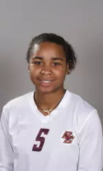 Laura Georges scored her first goal as an Eagle on Sunday vs. Hartford