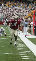 Senior-to-be Will Blackmon will compete as a wide receiver in spring drills.