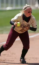 Kristin Allain started all 48 games for Boston College in her senior season and hit .250 with three home runs and 11 RBI.