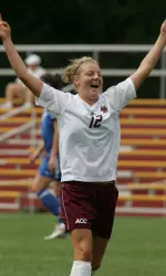 Junior Tara Luciani had a goal and an assist in the 7-0 victory over Sacred Heart.