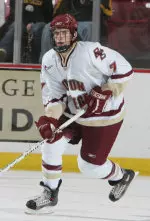 Carl Sneep scored his first collegiate goal -- an unassisted short-handed tally -- in BC's 3-1 home win over Providence College.