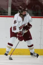 Kelli Stack received Rookie of the Week from Hockey East Tuesday night after a three-point, 11 shot weekend for the Eagles.