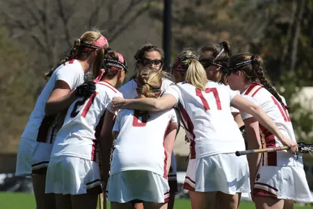 Women's Lacrosse Team Huddle
