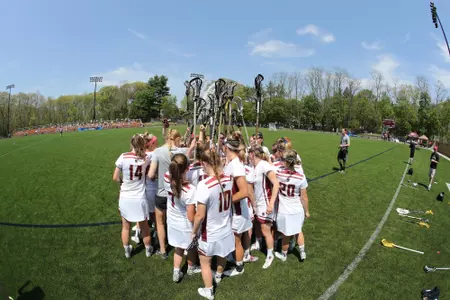 Newton Campus Lacrosse Huddle