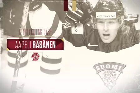 Aapeli Rasanen _ 2017-18 Incoming Hockey Class