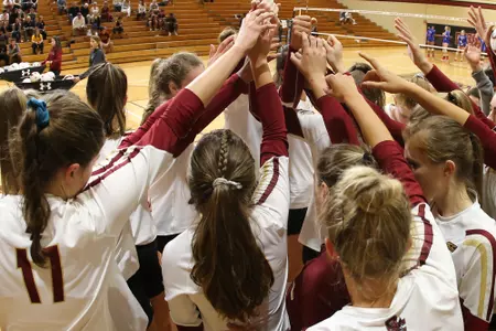Volleyball Team Huddle 