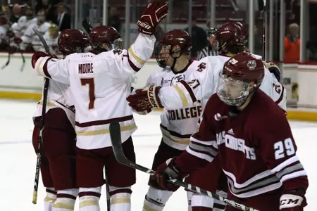 Celebration Huddle Win _ Massachusetts
