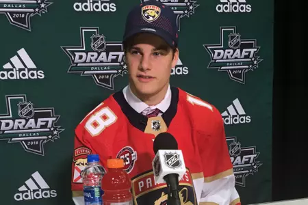 Logan Hutsko _ Florida Panthers _ NHL Draft