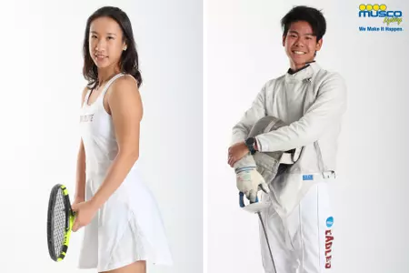 Yufei Long (left) and Bolang Meng (right) have been named the Eagles of the Week.