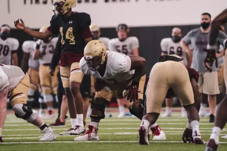 Zion Johnson, 2020 Preseason