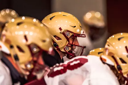 Phil Jurkovec under center at the Fish Field House on Sept. 22, 2020.