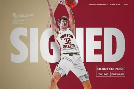 Quinten Post commits to Boston College Men's Basketball