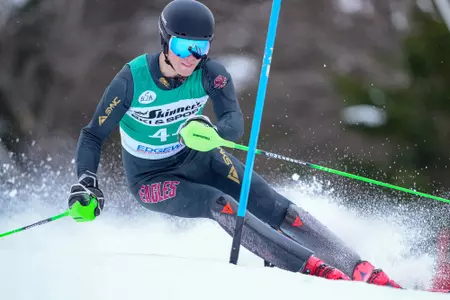 Spencer Smith in the slalom at the Bates Carnival