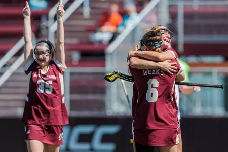 Belle, Courtney and Jenn Medjid celebrating
