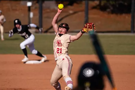 Bailey Kendziorski pitching vs. Bryant