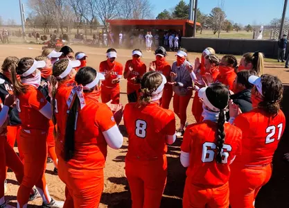 BGSU team huddle - March 20 2021 v CMU