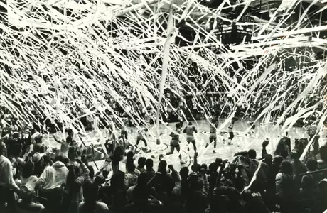 Toilet Paper Toss Iconic Image