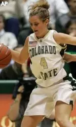 Sara Hunter hit five three-pointers in the loss at BYU.