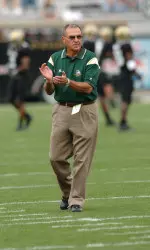 Colorado State football head coach Sonny Lubick